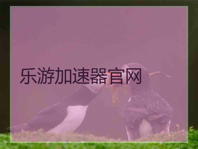 乐游加速器官网